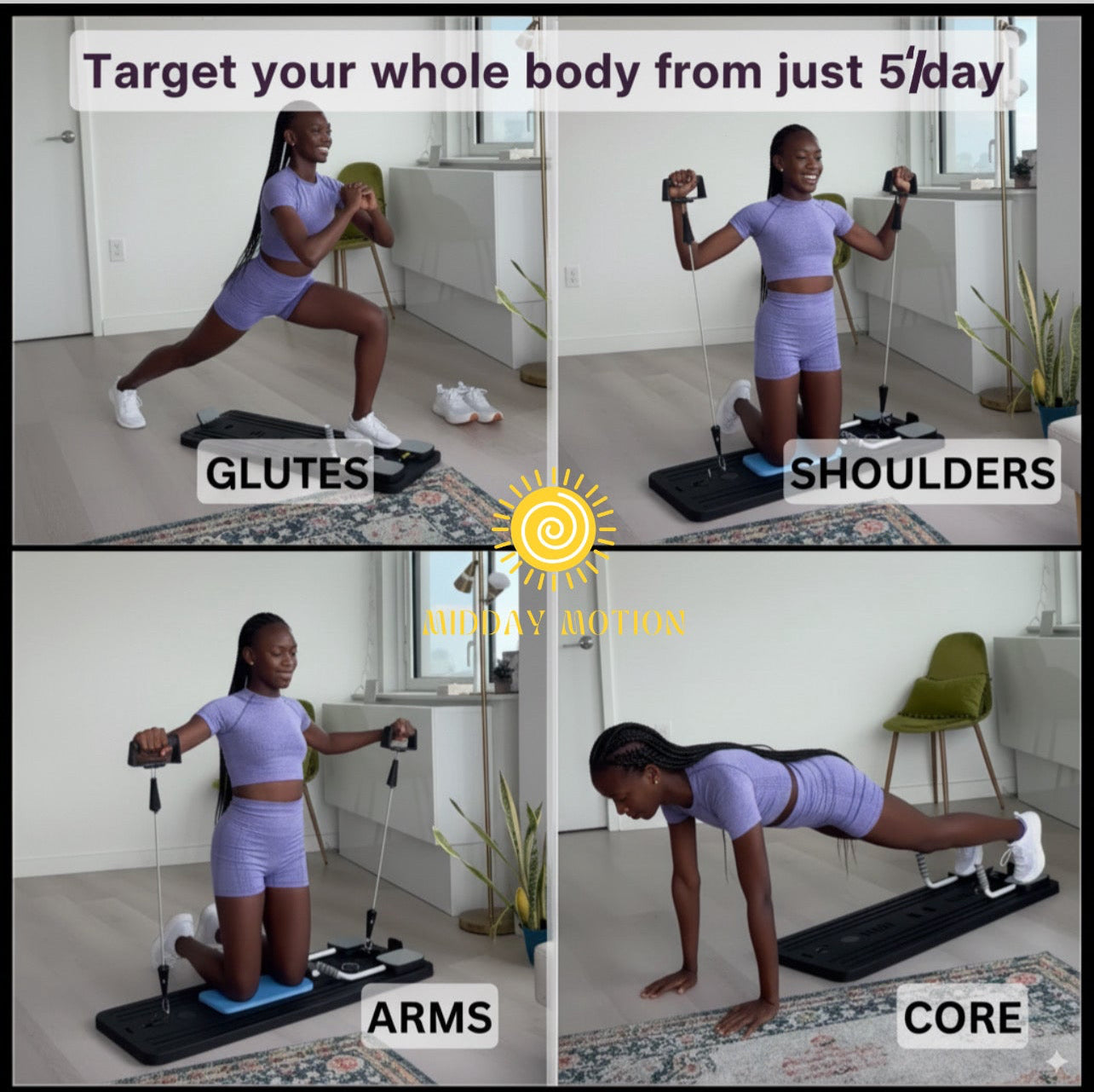 Midday Motion Pilates Board